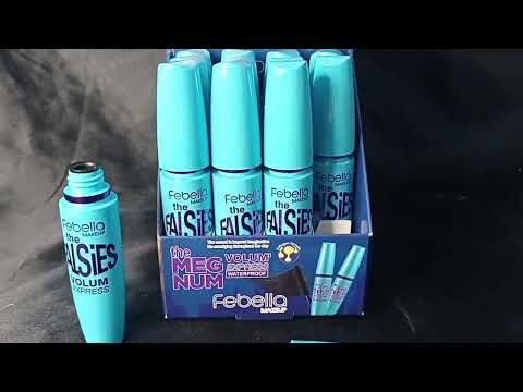 MÁSCARA DE CÍLIOS FALSIES VOLUME 10 ML EXPRESS FEBELLA BOX COM 12 UN