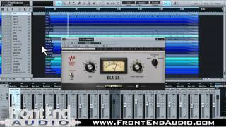 Video thumbnail for Waves CLA-2A Compressor on Bass Guitar by Front End Audio
