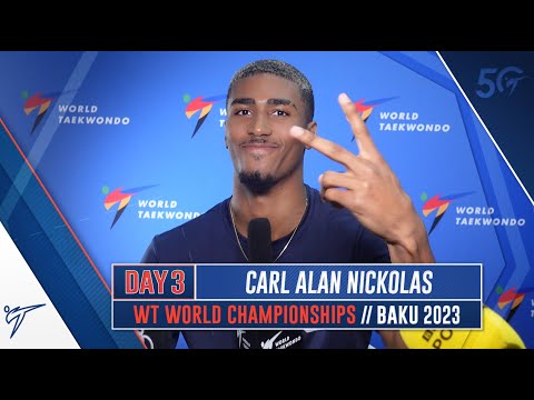 CARL ALAN NICKOLAS INTERVIEW // 2023 BAKU WORLD CHAMPIONSHIPS SILVER MEDALIST (M-80KG)