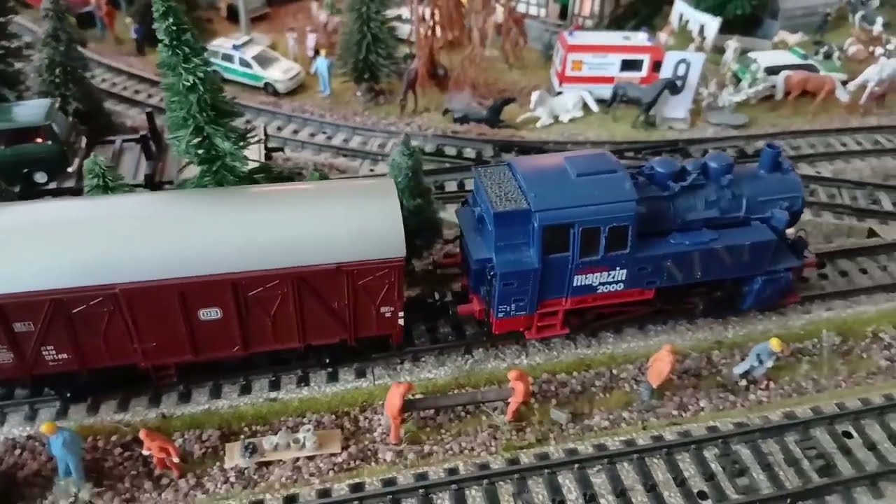 AKARSET Train Steam Loco Audio Running Test 03
