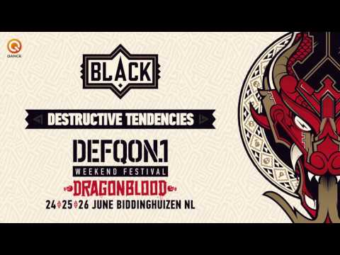 The colors of Defqon.1 2016 | BLACK mix by Destructive Tendencies