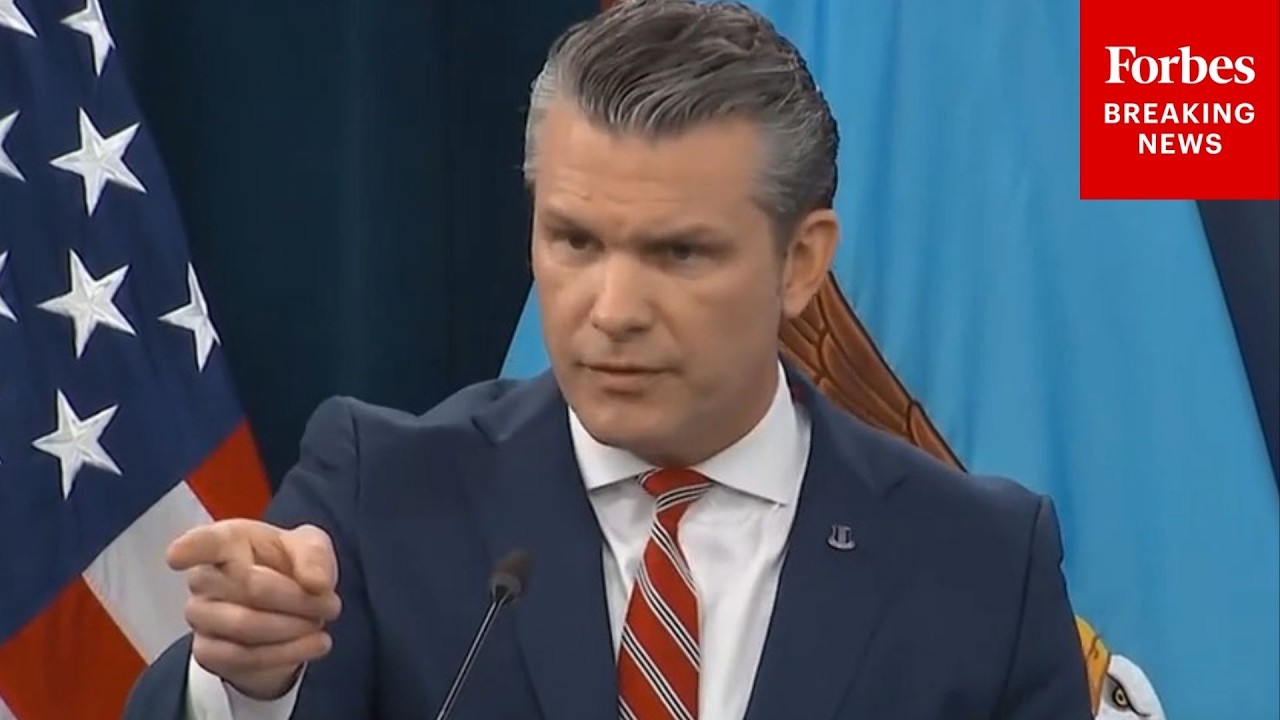 Video | 'The President Hasn't Capitulated On Anything': Hegseth Fires Back At Reporter At Iran Briefing