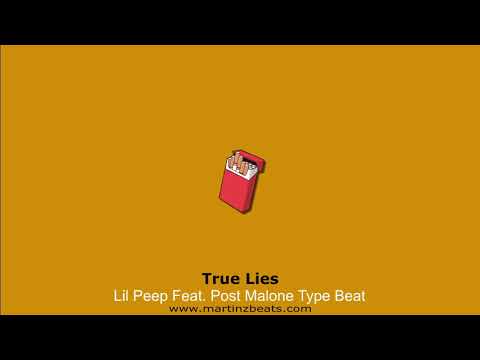 Lil Peep Feat. Post Malone Type Beat "True Lies" Sad Trap Instrumental Prod. @martinzbeats