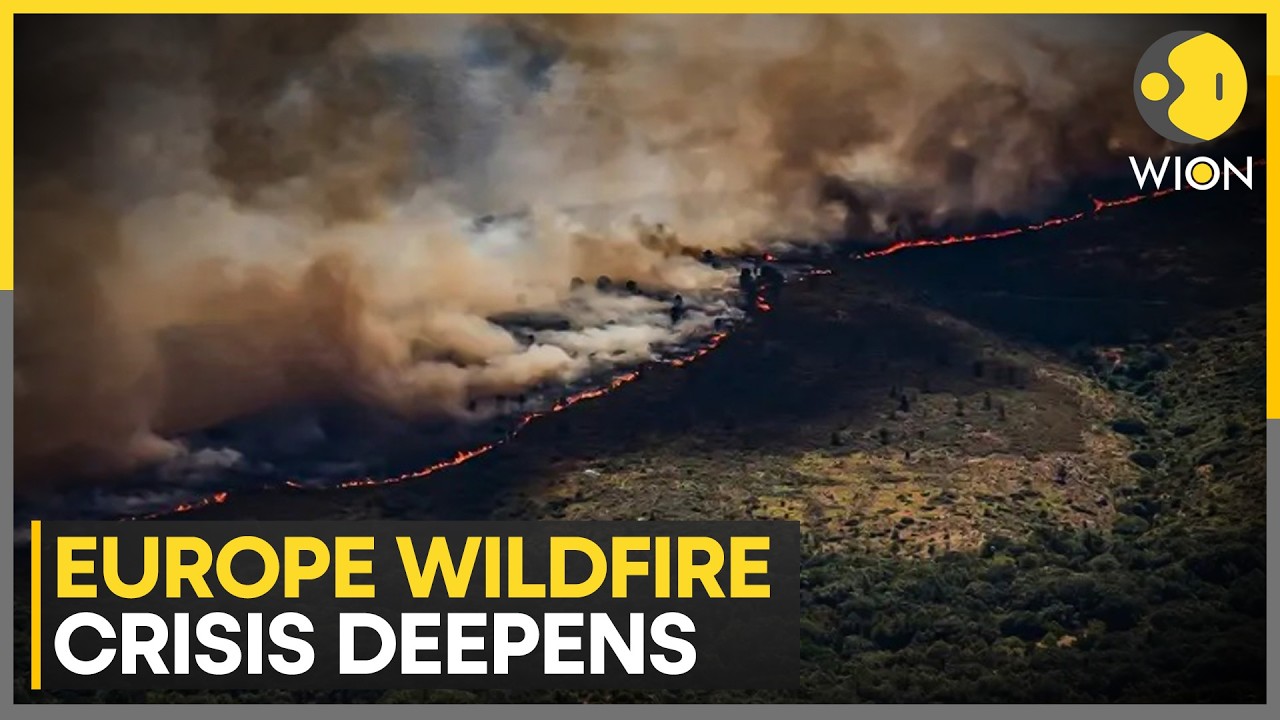Europe Battles Deadly Wildfires | 300,000 Evacuated Across Spain and France | Emergency Declared