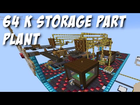 64K Storage Part Manufactory Using Create Mod - ATM6 Sky