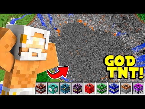 Testing GOD TNTs In Minecraft !!!!!