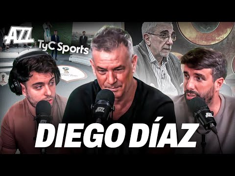 DIEGO DÍAZ cuenta su SALIDA de TYC SPORTS, EL MINUTO DE SILENCIO y la PELEA de AZZARO vs CANALETTI