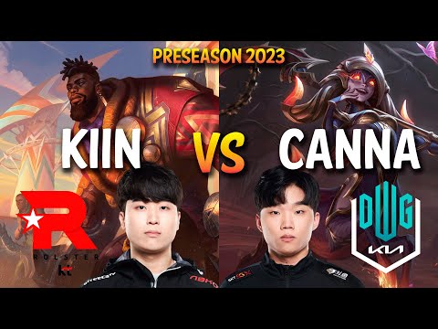 KT Kiin vs DK Canna - K'SANTE vs LILLIA Top - KR Ranked