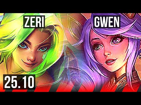 ZERI vs GWEN (TOP) | KR Master | 25.10