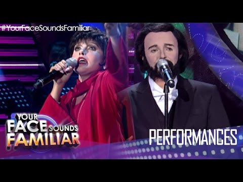 Your Face Sounds Familiar: KZ Tandingan as Liza Minelli and Luciano Pavarotti - "New York, New York"