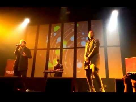 Freaky Fortune feat  RiskyKidd from Greece performing Rise Up at Eurovision in Concert