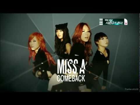 [HD] miss A (Comeback Stage) - Intro & Good-bye Baby (Jul 21, 2011)