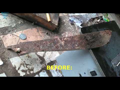 Turn Rusty Blades to Persian Sword & Rambo Knife