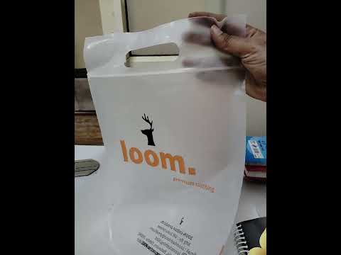 Frosted Zip Lock D Cut Bag