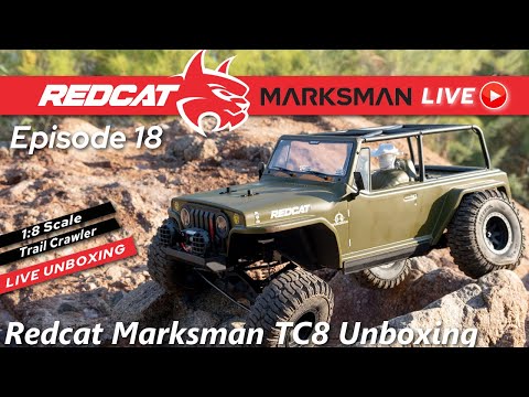 Today on Redcat Live! Marksman TC8 Unboxing ep. 20 Part 4