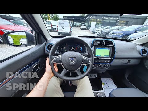 New Dacia SPRING 2022 Test Drive POV