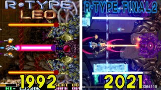 R-Type Final 2 (Switch) - DLC Set 1 Homage Stages | Original vs Remastered Comparison