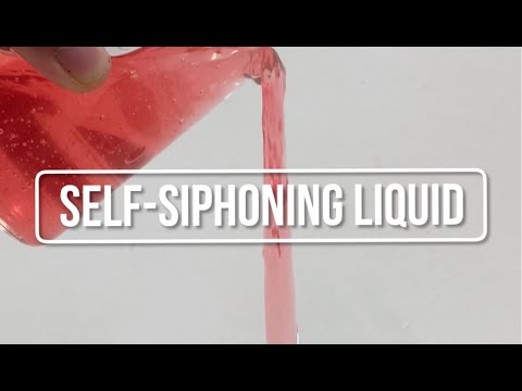 One Minute Science | Self Siphoning Liquid