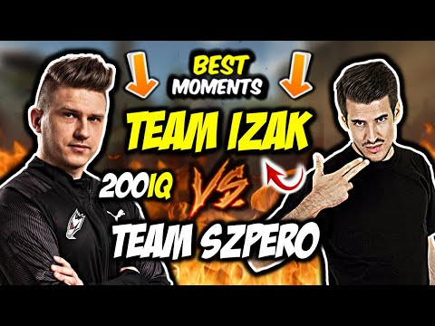 TEAM IZAK VS TEAM SZPERO W PGS-ie!!! IZAK KASUJE Z DEAGLA, SZPERO AWP GOD, CLUTCH 200 IQ