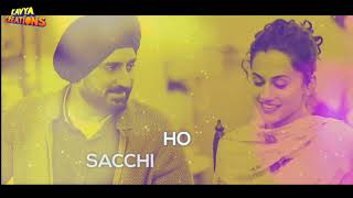 Sacchi Mohabbat | Kavya Cretions | Lyrical Audio Song | Manmarziyaan | Amit Trivedi, Shellee | Abhis