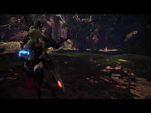 Monster Hunter World: Iceborne! Rockin a little bit of that Demonlord layered armor!