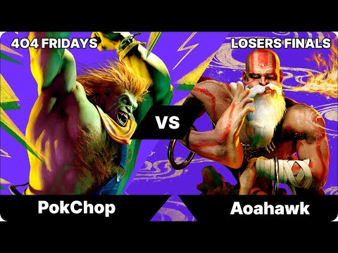4o4 Fridays SF6 - PokChop(Blanka) vs AoaHawk(Dhalsim)