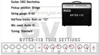 Video thumbnail for Ampeg GVT52-112 and GVT52-212  - Tone Samples and Settings by Ampeg