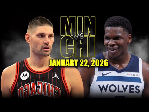 Minnesota Timberwolves vs Chicago Bulls Full Game Highlights – January 22, 2026 | NBA Season