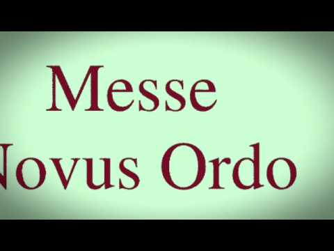 Novus Ordo erklärt