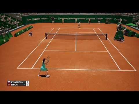 Magdaléna Rybáriková vs Belinda Bencic - AO International Tennis PS4 Gameplay