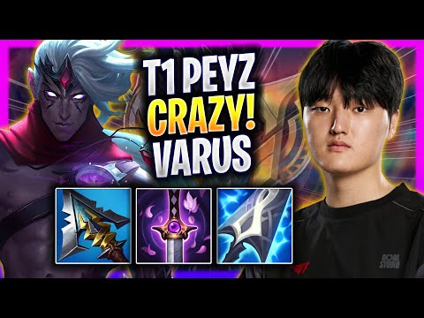 T1 PEYZ CRAZY GAME WITH VARUS! - T1 Peyz Plays Varus ADC vs Ashe!