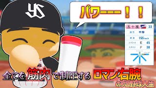 【架空選手】すべてを筋肉で制圧する、制球難ロマン右腕のプロ野球人生【パワプロオーペナ】