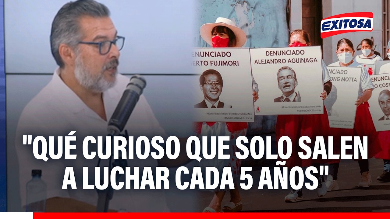 🔴🔵José Recoba cuestiona a colectivos que denuncian esterilizaciones forzadas: Salen solo cada 5 años