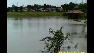 preview picture of video 'Enchente Lago da serra - Tiete'