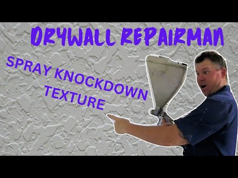 YouTube video about Discover the Stunning Look of Knockdown Drywall Texture