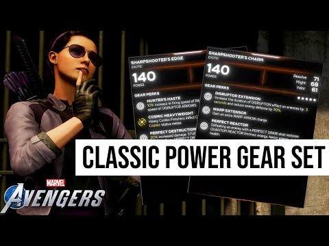 Marvel's Avengers - Gear Guide: Kate Bishop - Classic Power (Sharpshooter) Gear Set