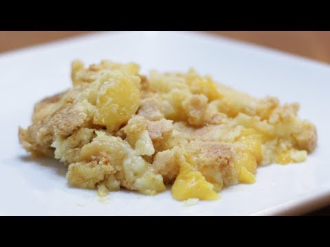How to Make Peach Cobbler | Easy Cake Mix Cobbler...