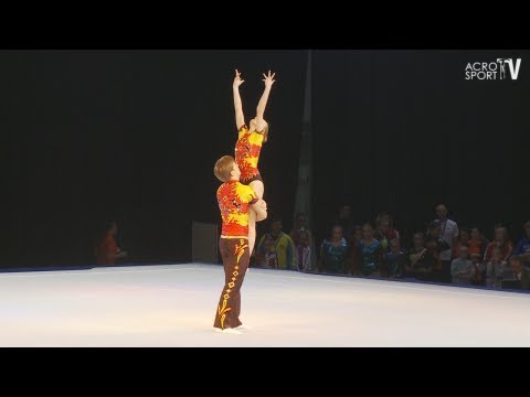 Sachsenpokal Riesa 2012 Junioren Dynamic Mixed Pair Germany - Tim Sebastian, Rosa Löhmann