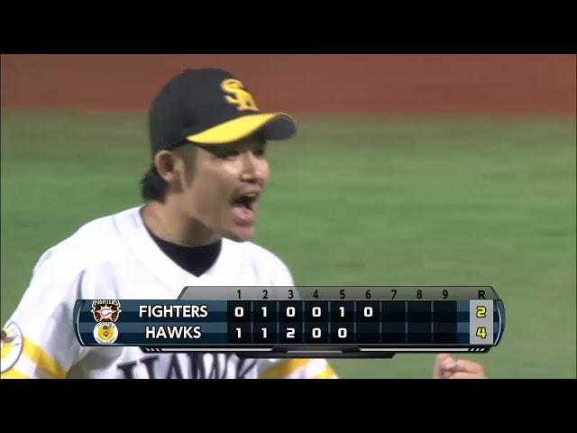 【CS Final】6回表 ホークス・森福 満塁のピンチも得点与えず!! 2014/10/18 H-F