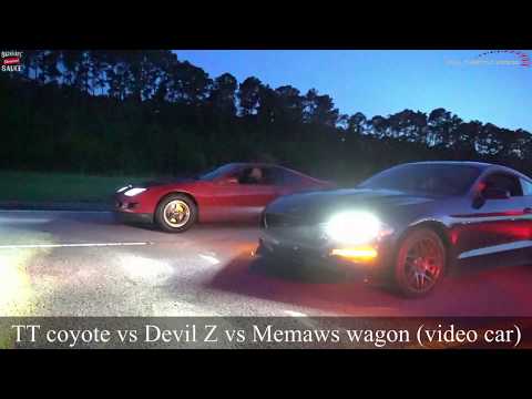 DEVIL Z 300ZX vs MEMAWS WAGON 1980 FAIRMONT TURBO 5.3 vs TWIN TURBO COYOTE