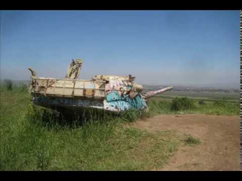 Tanks in the Golan Heights of Israel