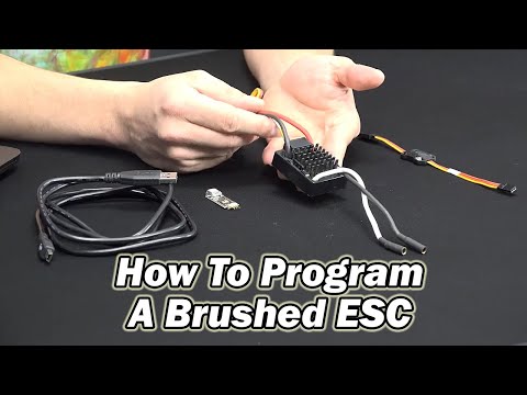 Part of a video titled Learn To Set Up Your Speed Control - Holmes Hobbies RC Basics Series