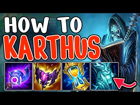 How to play KARTHUS JUNGLE the FASTEST FARMER in Season 13 League of Legends