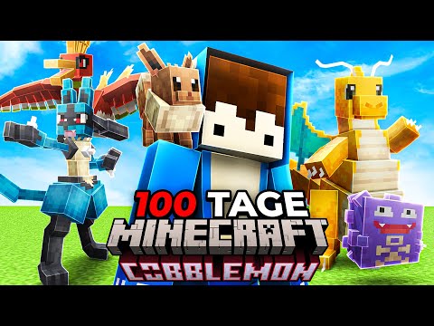 Ich überlebe 100 Tage in Minecraft Cobblemon gegen meinen Rivalen