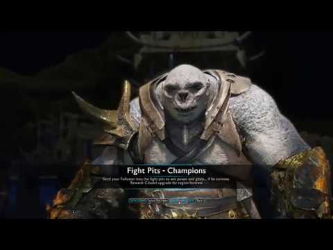 SHADOW OF WAR - HIGH LEVEL ARENA BOSS Marauder Berserker VS Feral Marksman CHAMPION DUELS