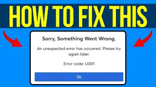How To Fix Ticketmaster Error Code U001 [STEP BY STEP]