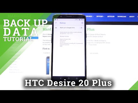 How to Use Google Backup on HTC Desire 12 Plus – Create Backup Account