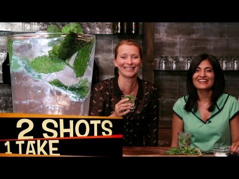 How to Make a Gin Julep Cocktail with ShowMeTheCurry | Hilah Cooking