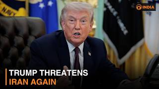Trump threatens Iran again & more news | DD India live | 7 AM IST