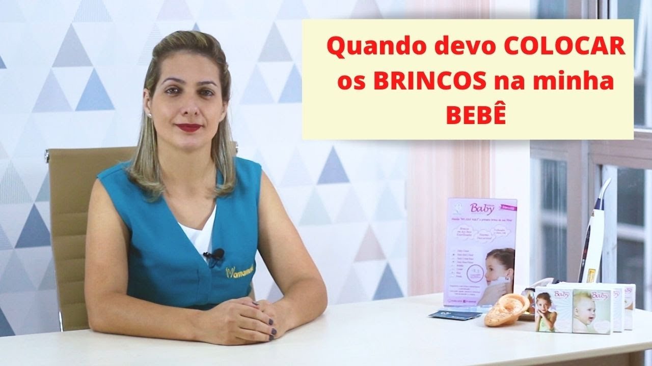 Furo de orelha humanizado - Quando devo colocar os brincos no meu bebê